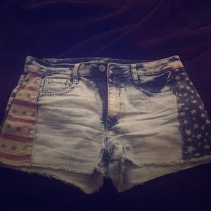 High Rise Jean Shorts